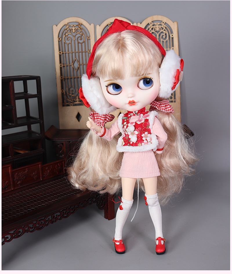Bjd Doll 1 6 Full Set With Clothes - Boneka Blyth BJD sambungan badan, semprotan