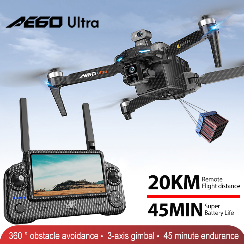 Fpv Brushless Rc Drone 4K - Drone Profesional AE60 GPS Kamera 8K