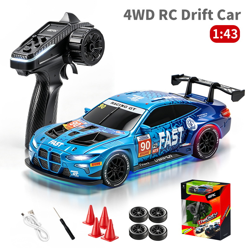 Rc Drift Car 1 24 Scale 4Wd - 2026 4DRC 1:43 Skala Penuh 4WD