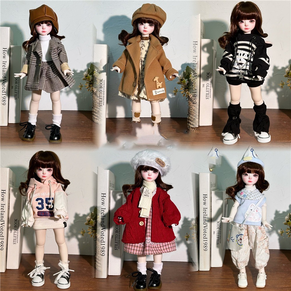 Boneka Gaun BJD 1/6 Boneka Fas - Bjd Doll 1 6 Full Set With Clothes ulasan dan harga