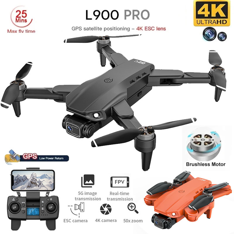 L900 Pro Drone mainan kamera g - Fpv Brushless Rc Drone 4K ulasan dan harga