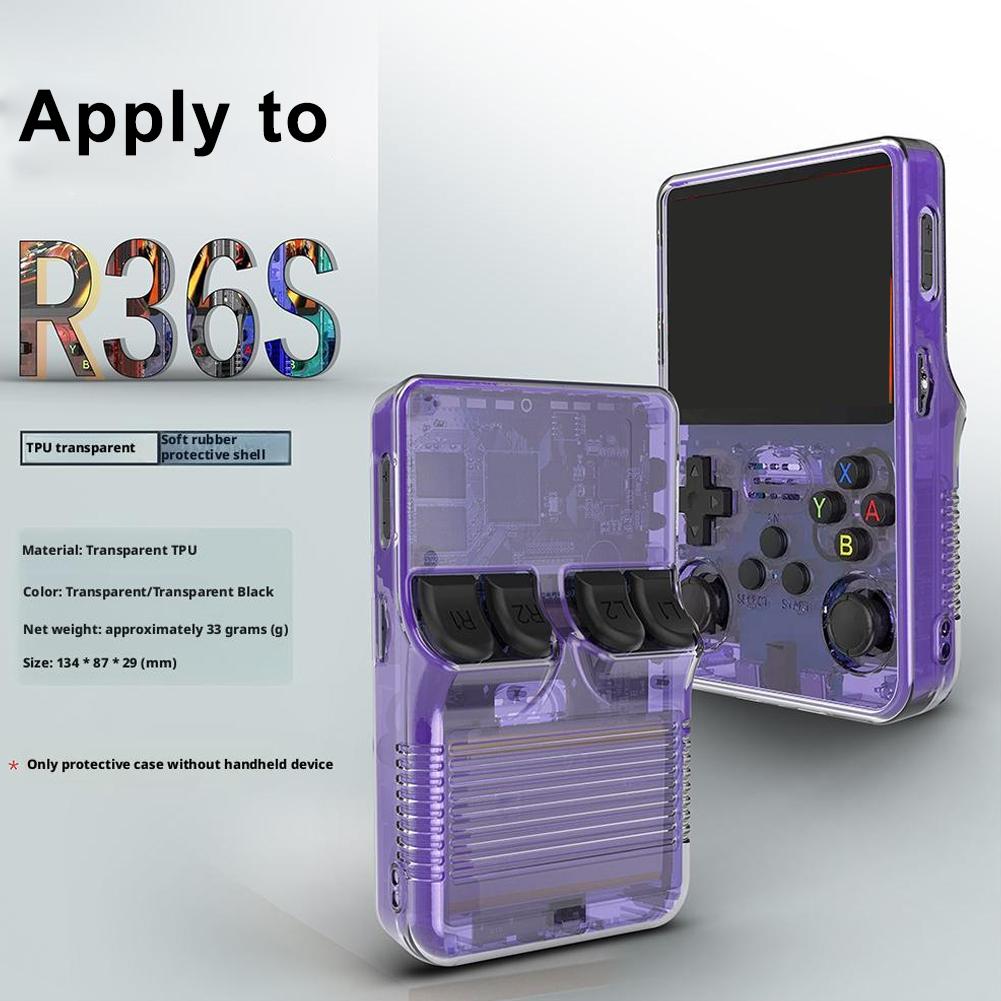 Casing Pelindung Transparan un - Retro Handheld Game Console R36S ulasan dan harga