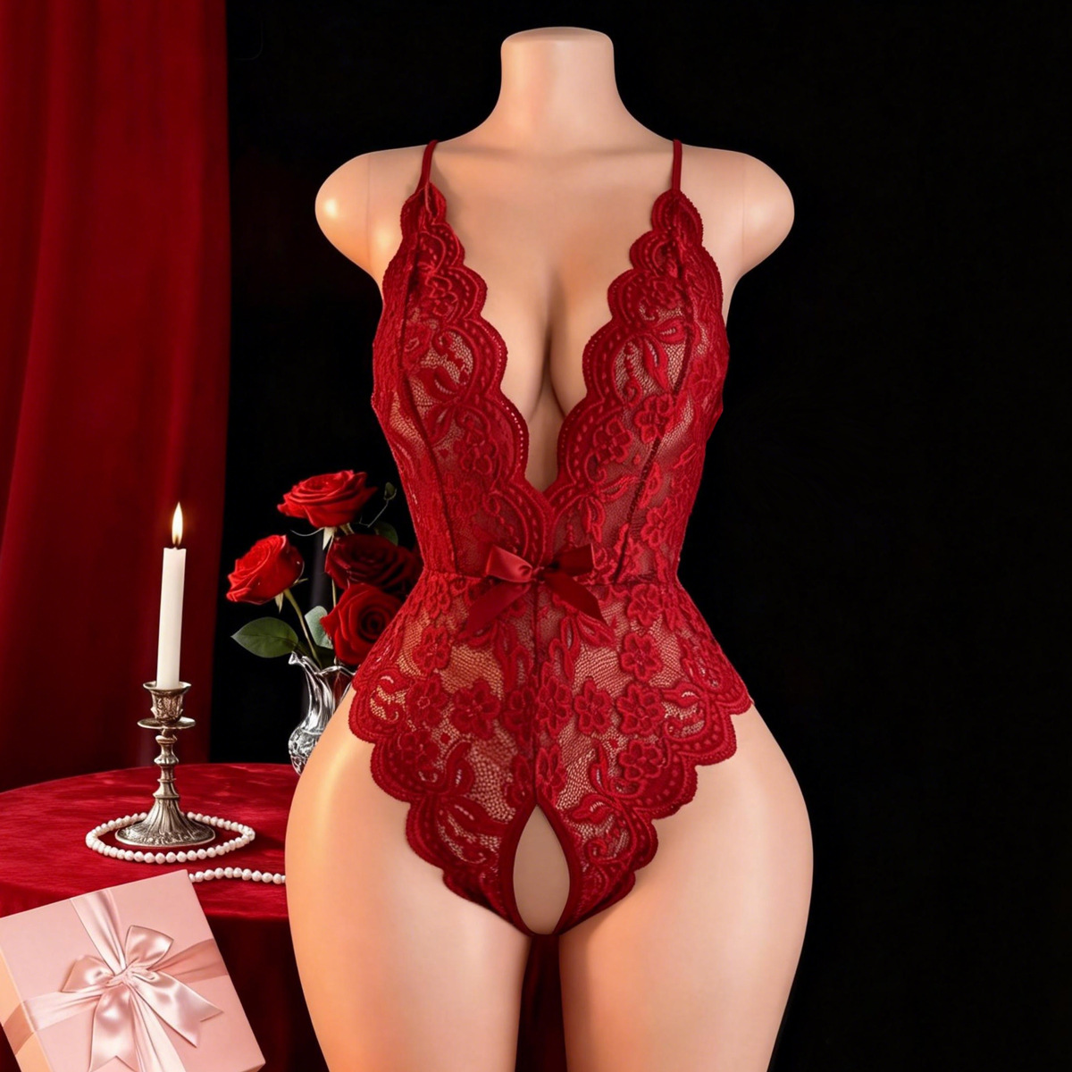 Lingerie Seksi Tanpa Celana Da - Dolls ulasan dan harga