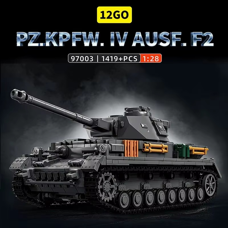 1419 PCS 1:28 GER DE Panzer IV - Lego Compatible Military Tank ulasan dan harga