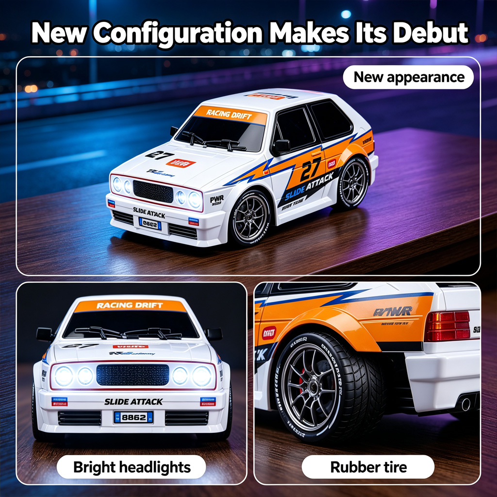 Mobil Drift RC S60 BARU Skala  - Rc Drift Car 1 24 Scale 4Wd ulasan dan harga