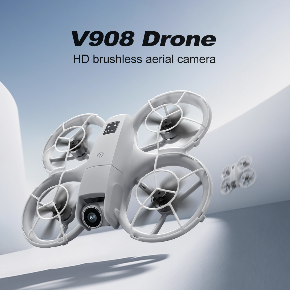 Quadcopter V908 Asli Tanpa Sik - Fpv Brushless Rc Drone 4K ulasan dan harga