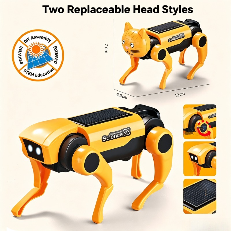 Kit Perakitan Anjing Mekanik T - Stem Solar Robot Kit For Kids ulasan dan harga