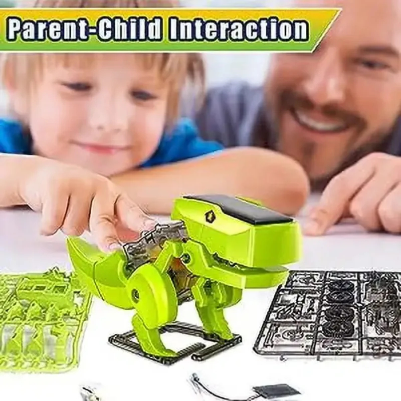 Kit Robot Tenaga Surya 3-in-1, - Stem Solar Robot Kit For Kids ulasan dan harga