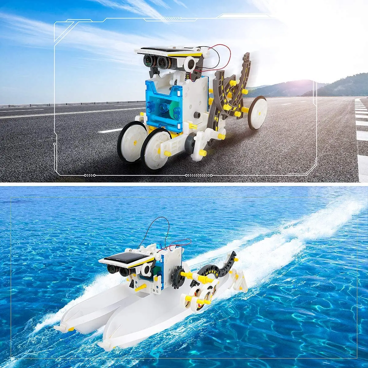 STEM 12IN1 Kit Robot Tenaga Su - Stem Solar Robot Kit For Kids ulasan dan harga