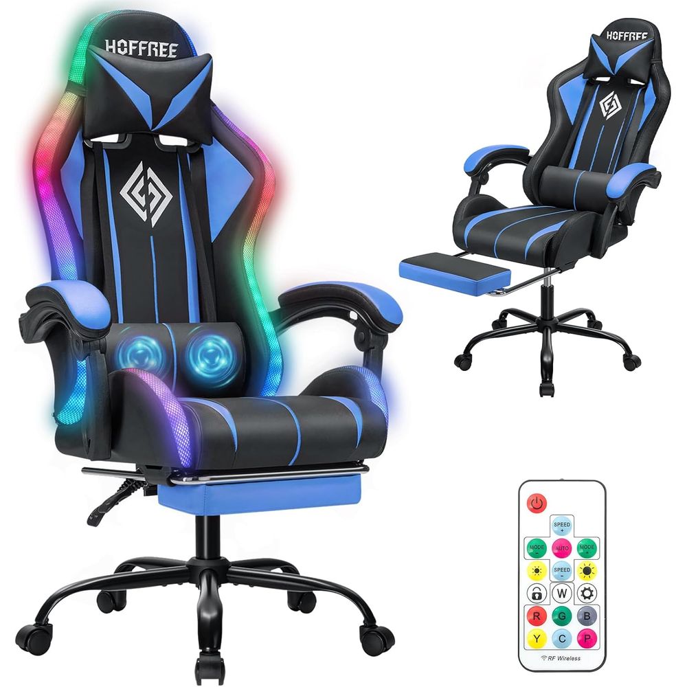 Kursi Gaming LED dengan Lampu  - Video Games ulasan dan harga