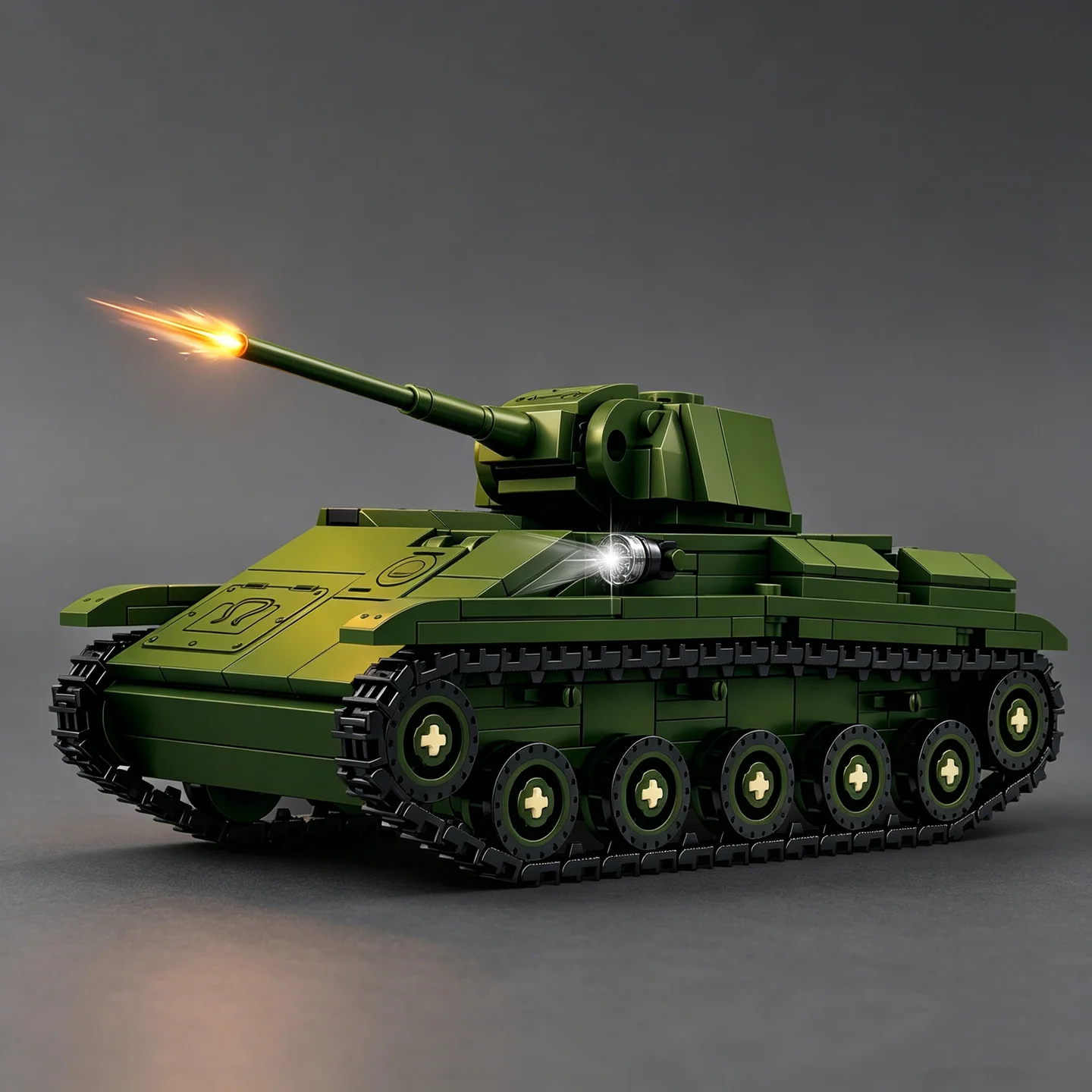 Model Blok Bangunan Tank Ringa - Lego Compatible Military Tank ulasan dan harga
