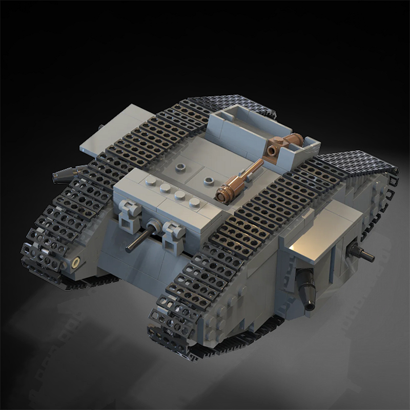 MOC WW1 Set Blok Bangunan Tang - Lego Compatible Military Tank ulasan dan harga